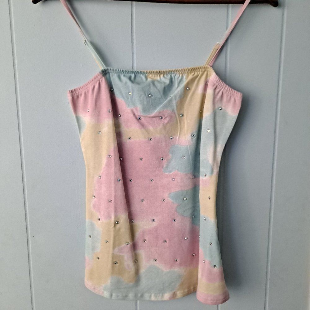 Multi-colored Embellished Cami